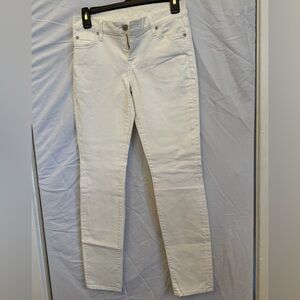 25 7 For All Mankind White/Beige The Skinny Jeans